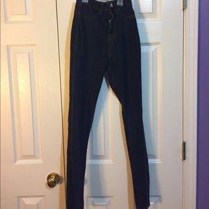 Blue Jeggibs from forever 21