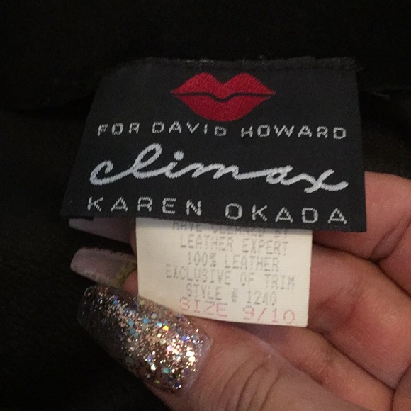 Western Fringe Concho Black Suede Dress 9/10 *VINTAGE* - Picture 8 of 15