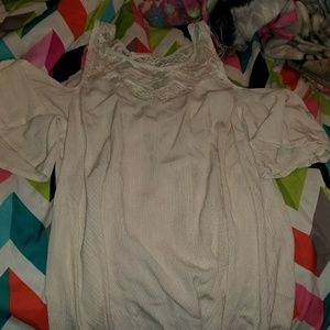 Size L shirt off shoulder