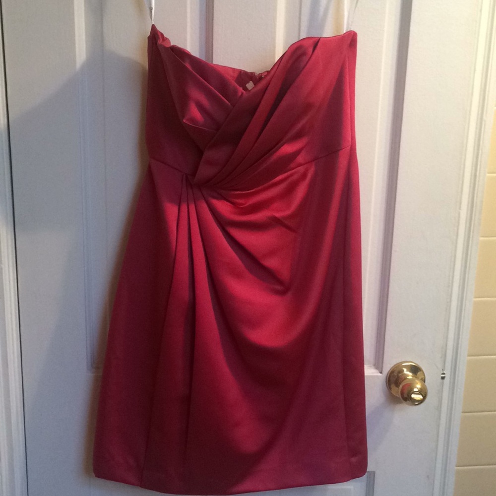 Pink bridesmaid dress