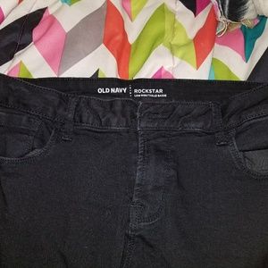 Low rise. Size 14 run like 12. Black jeans