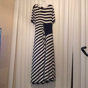 Black and White Maxi Dress