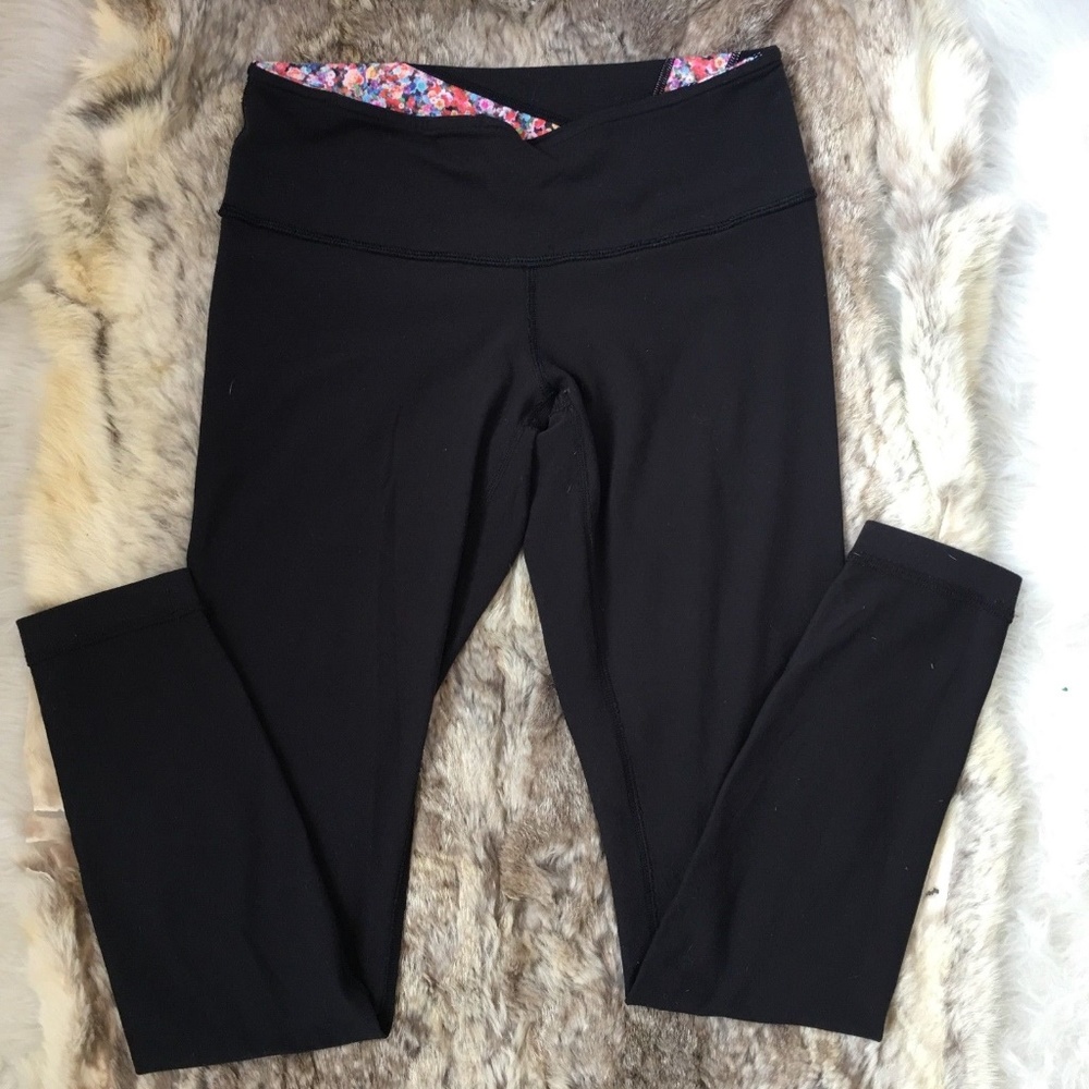 Lululemon Wunder Under Reversible Leggings Sz 6 - Picture 3 of 8