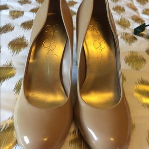 Size 8.5 Jessica Simpson nude heels
