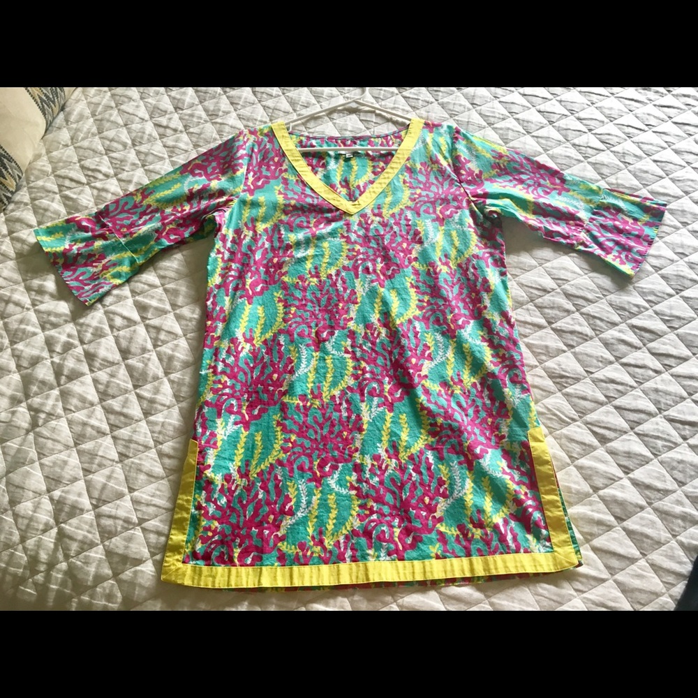 Very fun colorful tunic from a local boutique.