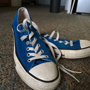 Blue converse