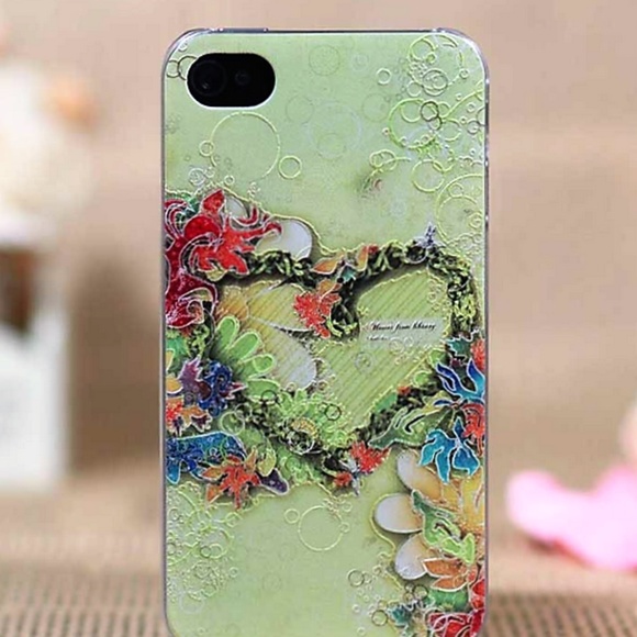5pcs IPhone 5/s Case 3D floral & dirt resistance - Picture 5 of 6