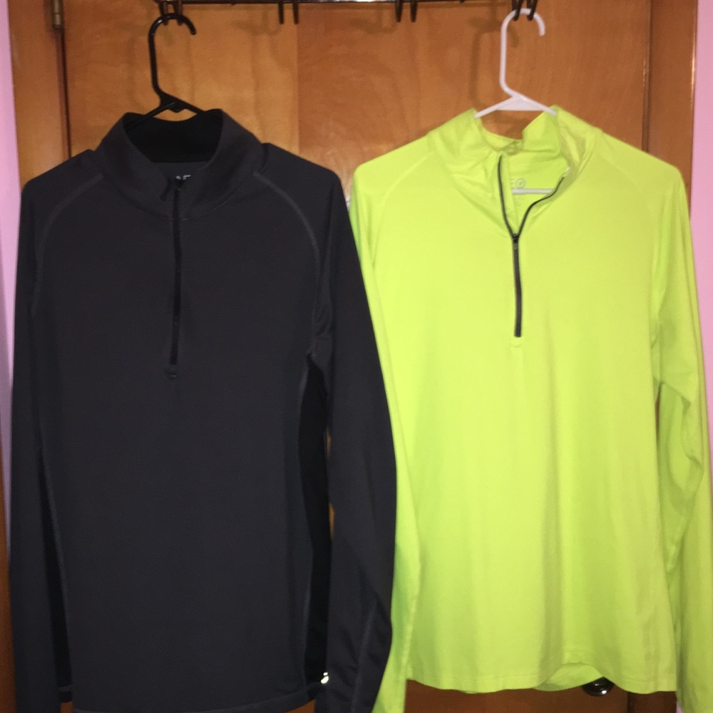 (2) American Eagle Athletic Long Sleeve shirts