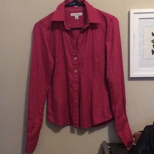 Banana republic fuchsia/magenta xs blouse