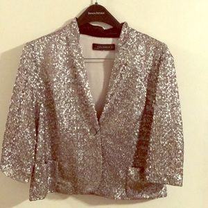 Zara women sequin blazer