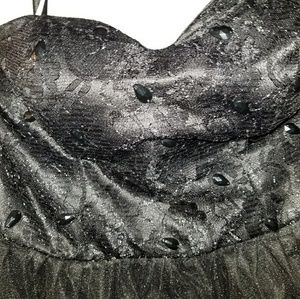 Hoco dress never worn size 14 gorgeous beading