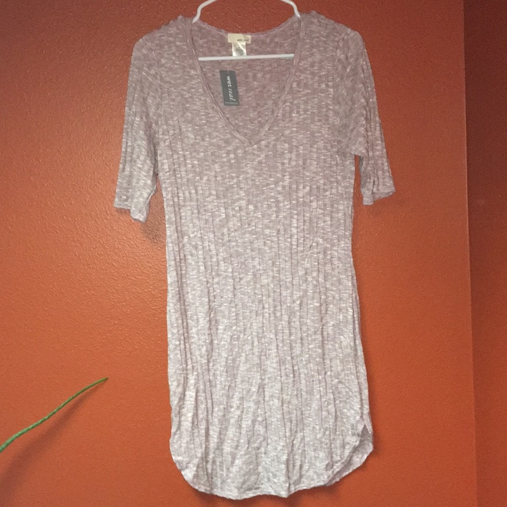 Cute pink mini dress