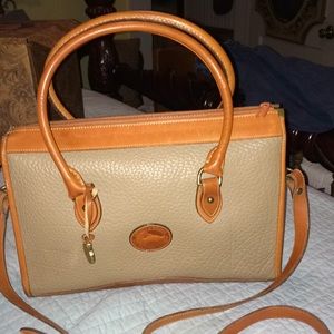 Vintage Dooney & Bourke large satchel tote