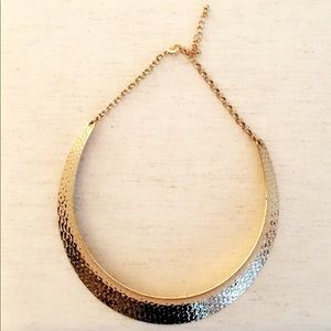 Hammered Gold Necklace