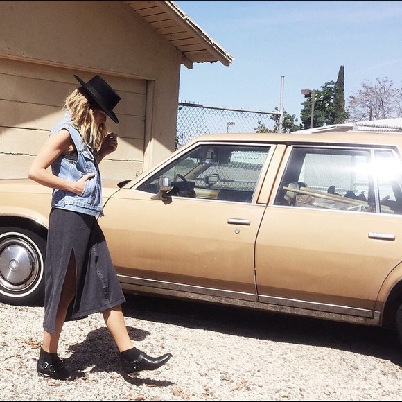 Clear Heel Black Harness Boot - Picture 2 of 8