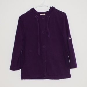 Purple J.Crew Yoga Sweatshirt