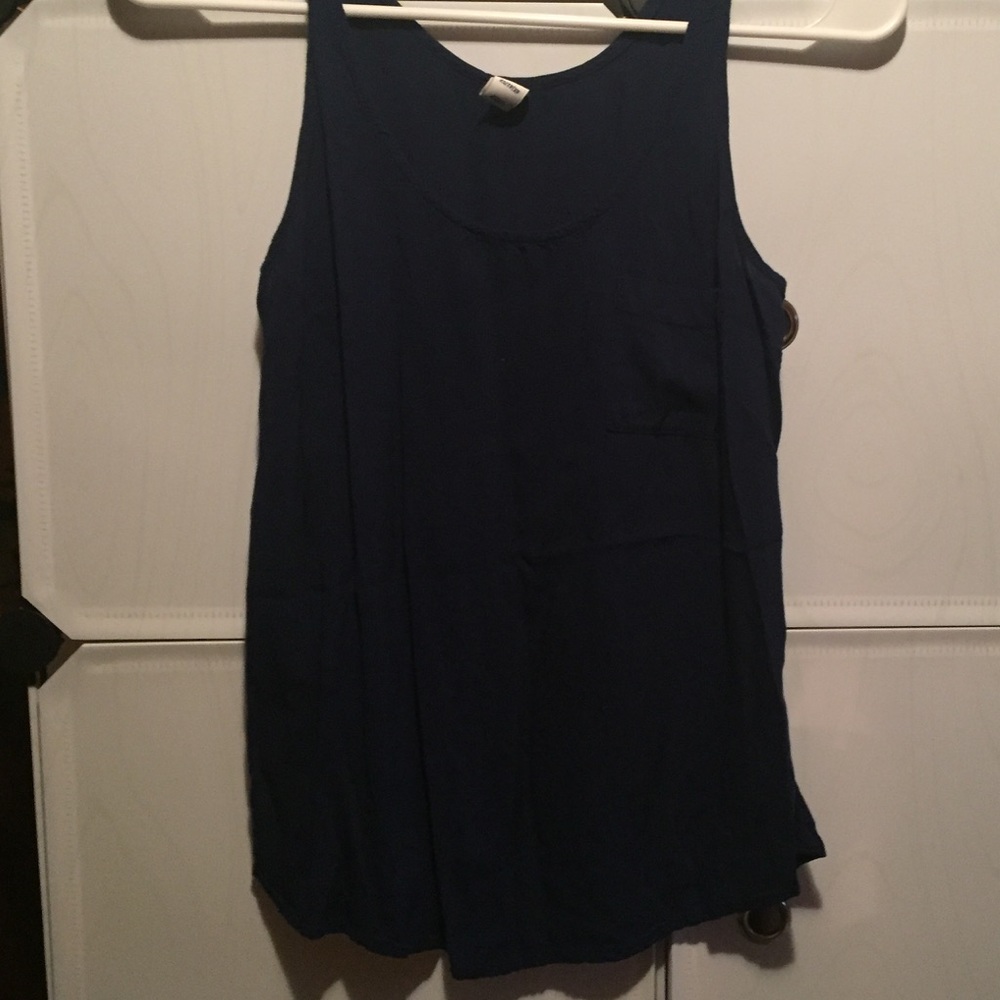 Navy blue old navy tank top