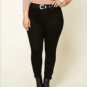 Black high waisted pants size 14