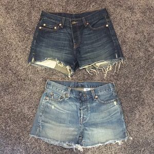 Levi's denim shorts