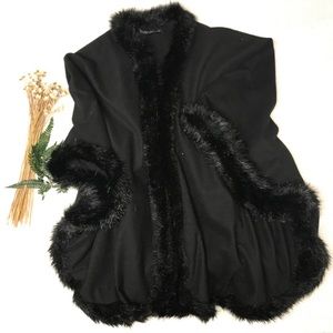 Graceful Woman Winter Cloak