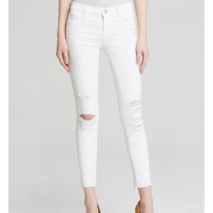 J Brand Low Rise Ankle Skinny Jeans in Demented