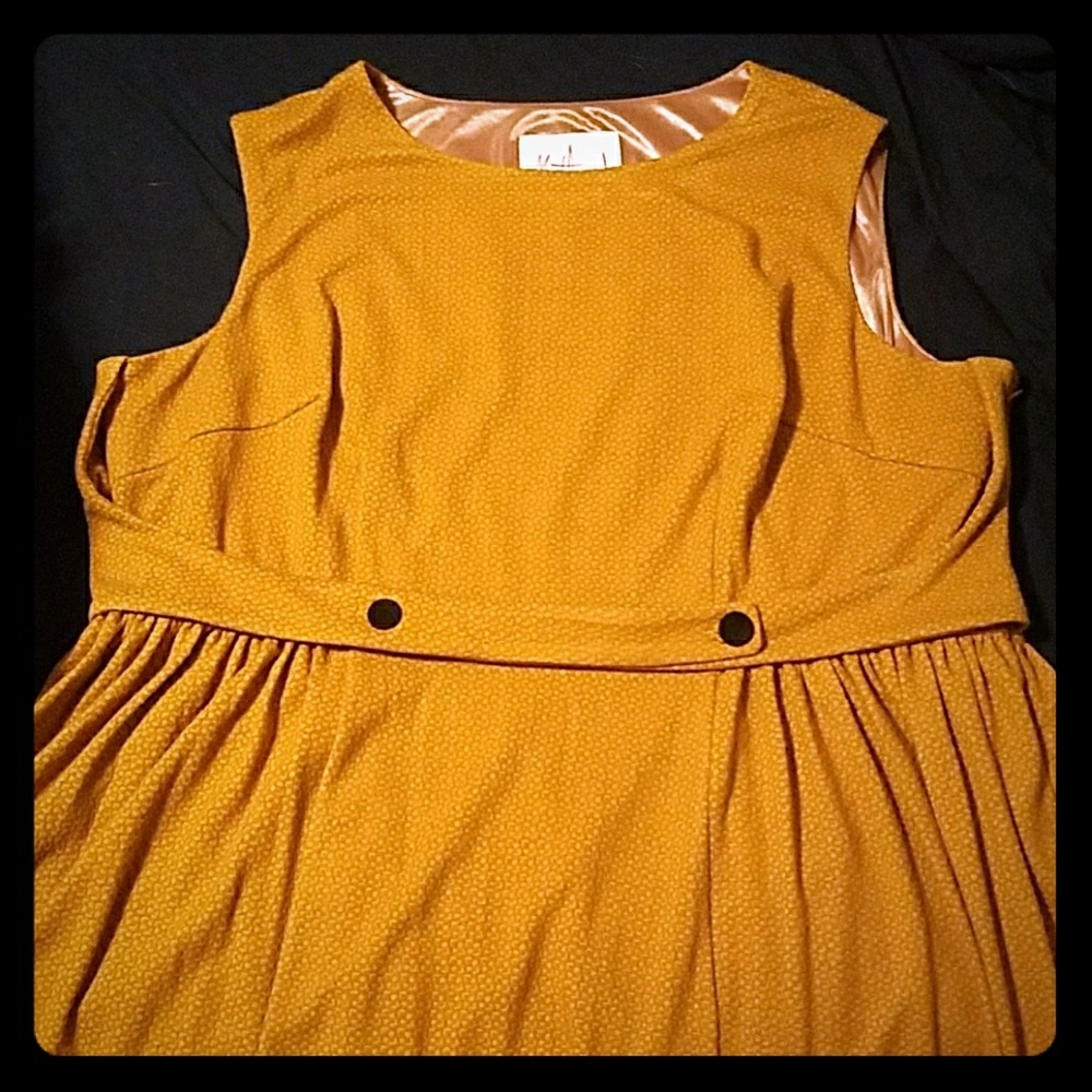 NWOT Myrtlewood Coffee Epicurean Dress