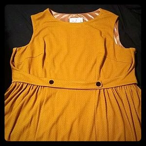 NWOT Myrtlewood Coffee Epicurean Dress