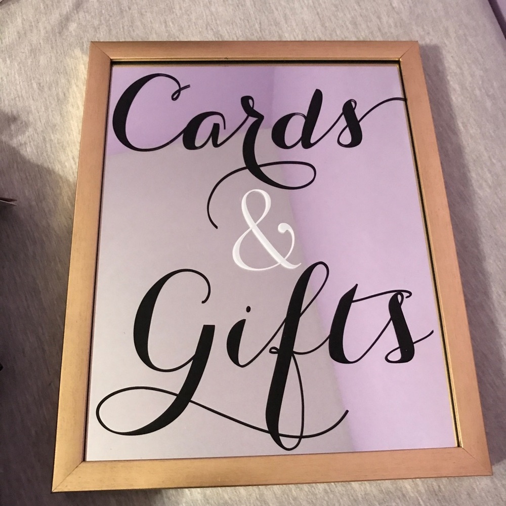 Cards & gift mirror frame