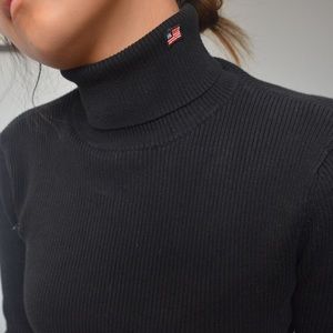 Black Ralph Lauren Turtleneck Sweater