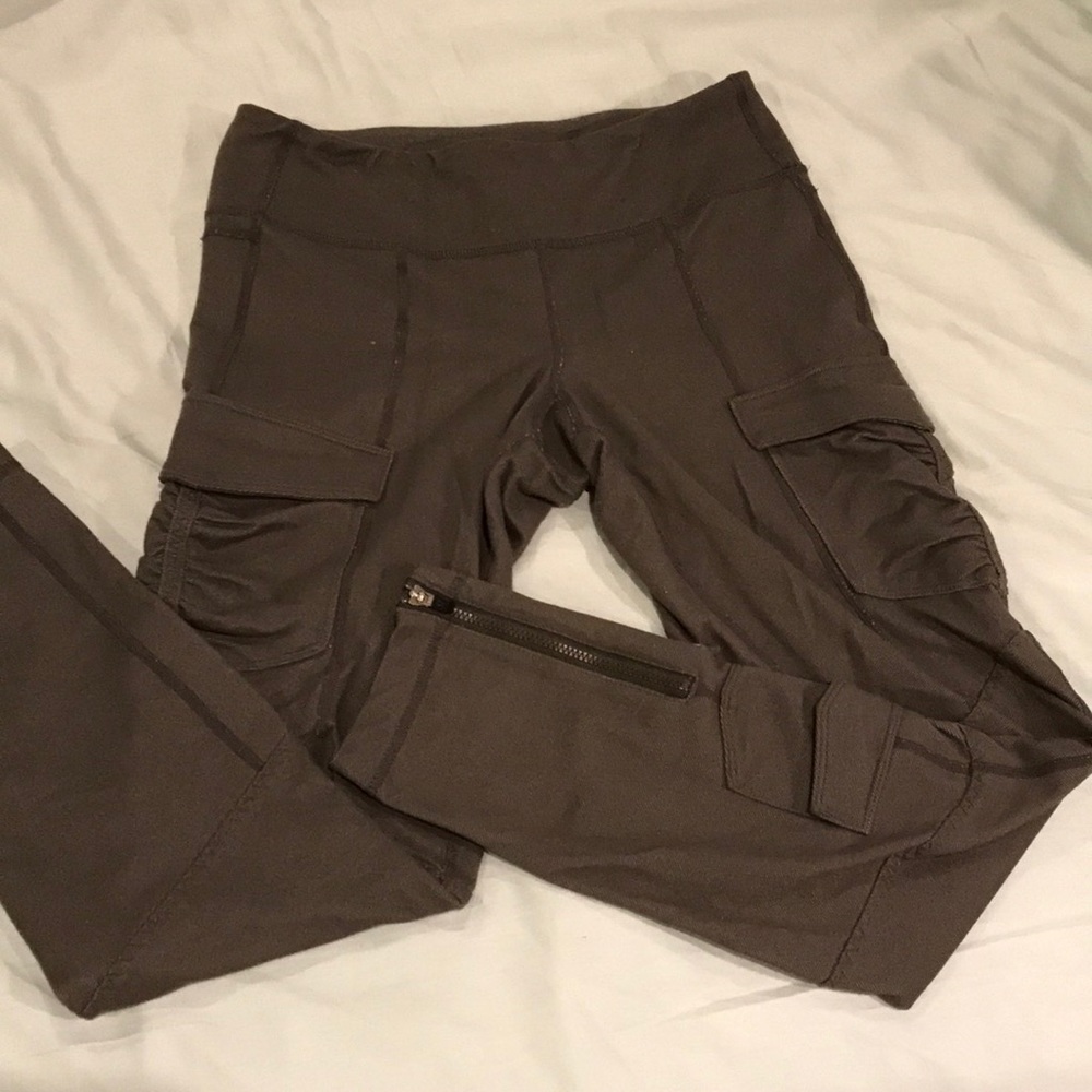 Lululemon grey skinny pants tights size 6
