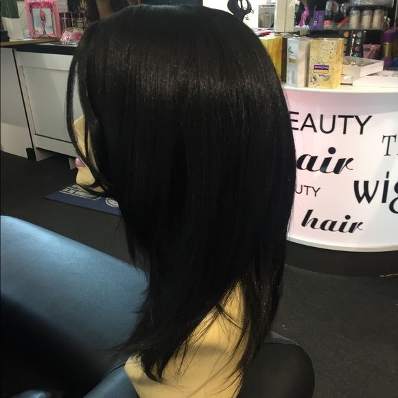 Black bob Wig Long bob 2020 SidePart