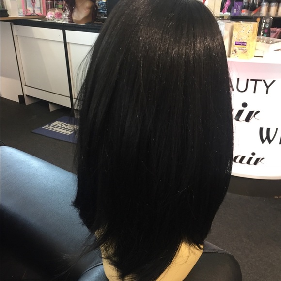 Black bob Wig Long bob 2020 SidePart