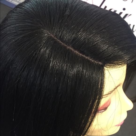 Black bob Wig Long bob 2020 SidePart main image 2