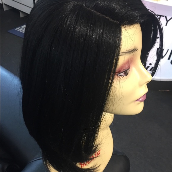 Black bob Wig Long bob 2020 SidePart main image 4