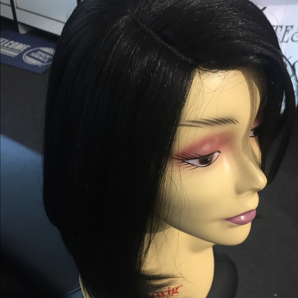 Black bob Wig Long bob 2020 SidePart main image 6