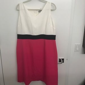 Kasper colorblock dress