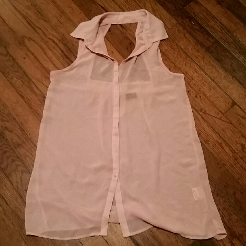 Ladies Peach blouse