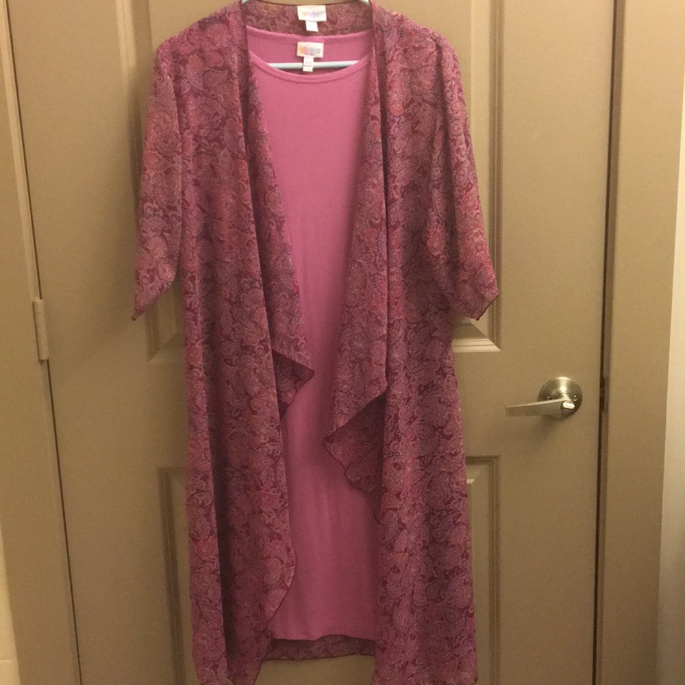 Lularoe xxs Julia paired with s Shirley
