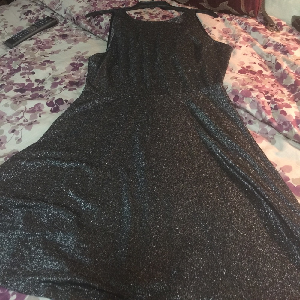 Mini never been worn black n silver H&M dress