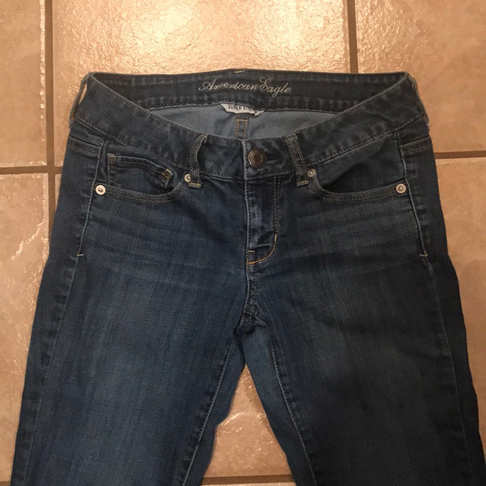 Size 4 Long American Eagle Skinny Jeans