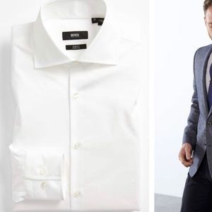 Hugo Boss Slim Fit Cotton Stretch Dress Shirt