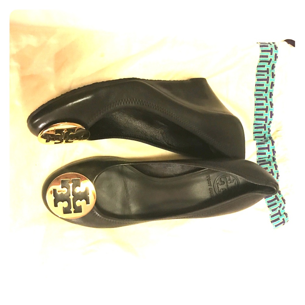 Tory Burch Sally Mestico Wedge Pumps