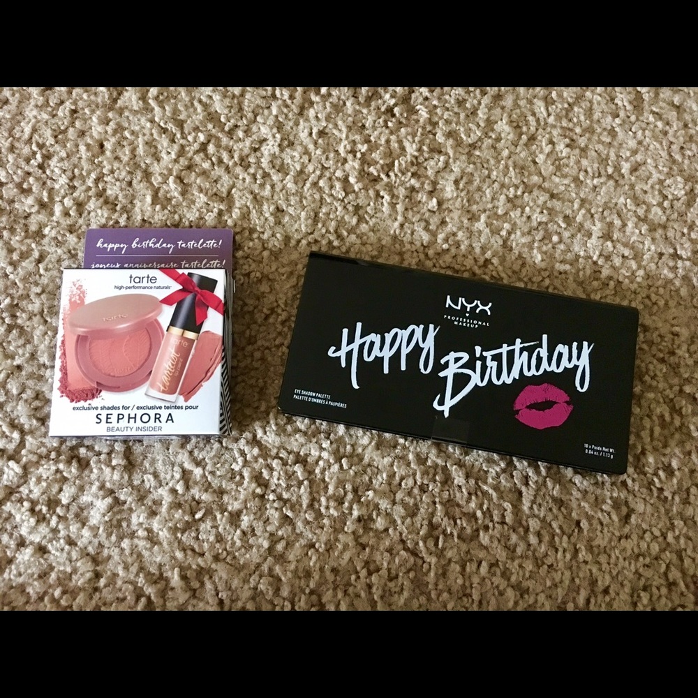 Tarte Set and NYX EyeShadow Palette