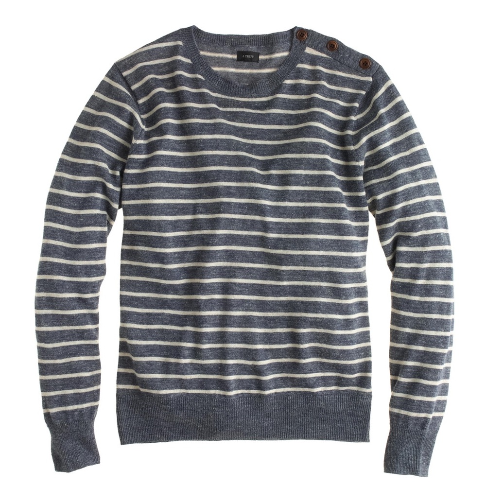 NWOT Sedona Shoulder-Button Sweater L