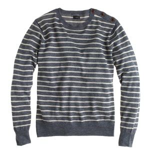 NWOT Sedona Shoulder-Button Sweater L