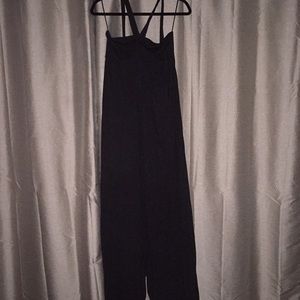 Free People halter harem jumpsuit black