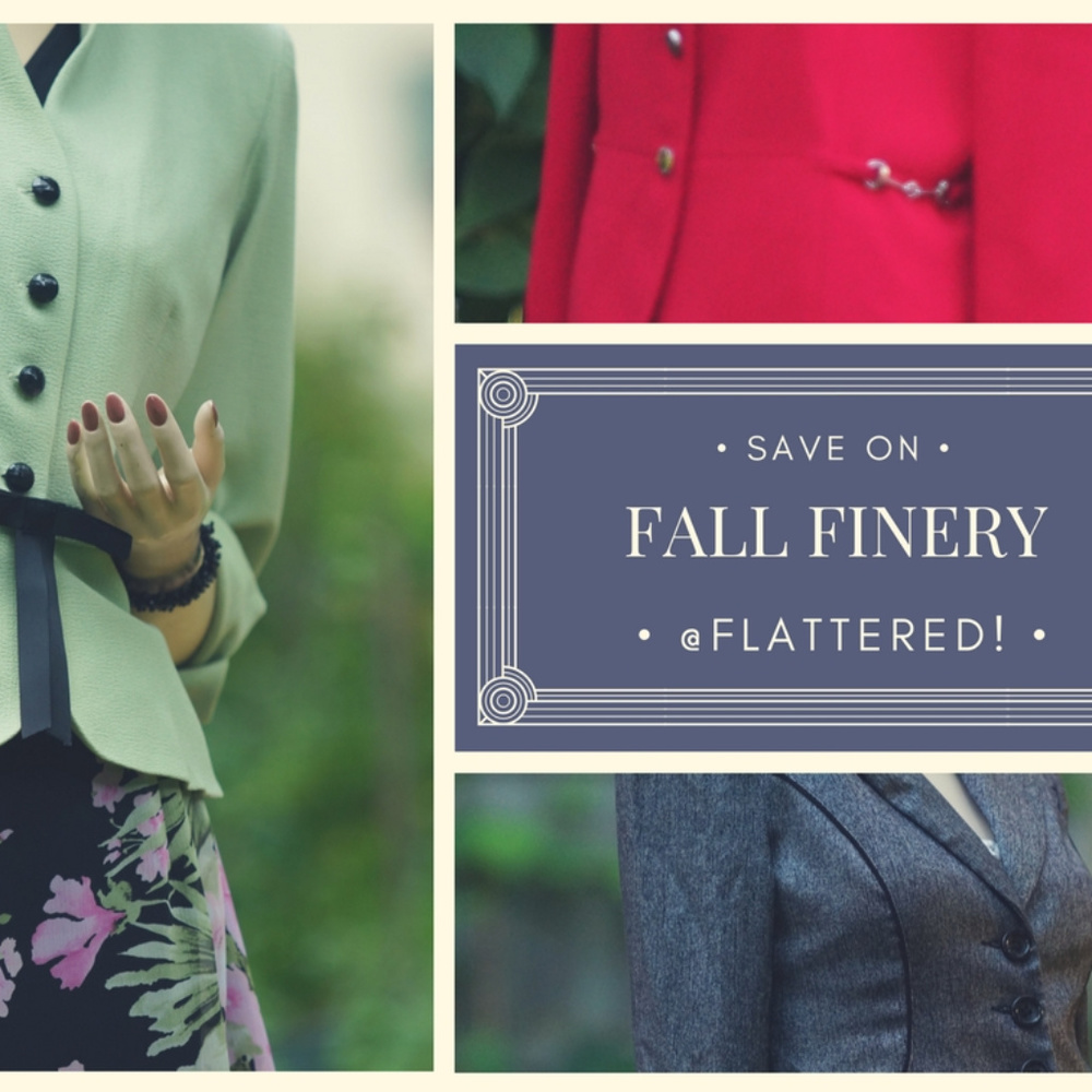 Save on Fine Fall Clothing at Flattered