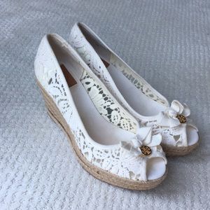 Tory Burch Lacy Espadrille Wedges
