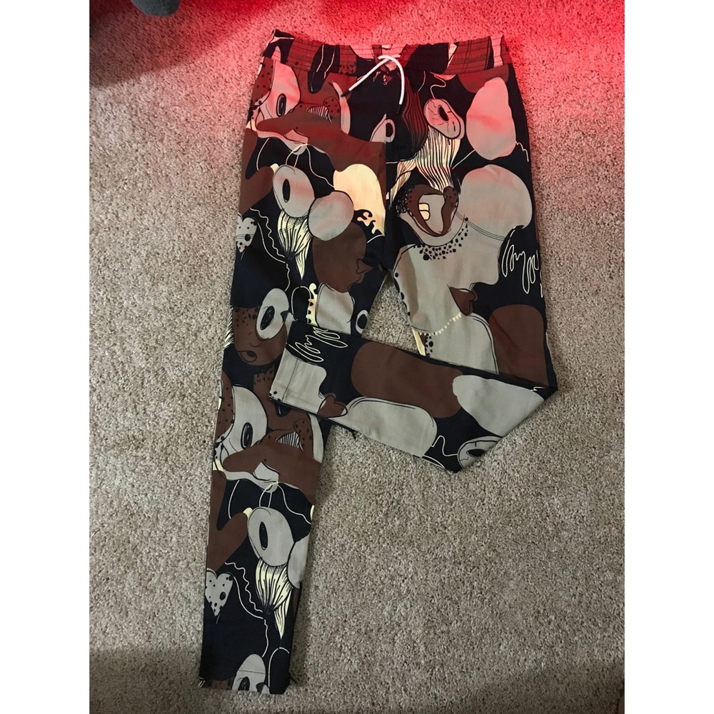 Men's I love ugly printed pants.