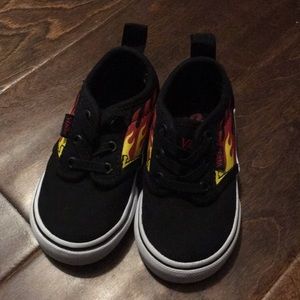 Never worn vans baby shoes size 5